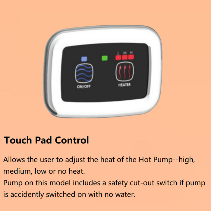 1500*1500*600mm Sapphira Spa Bath Tub 18 Jets Acrylic Drop in Corner