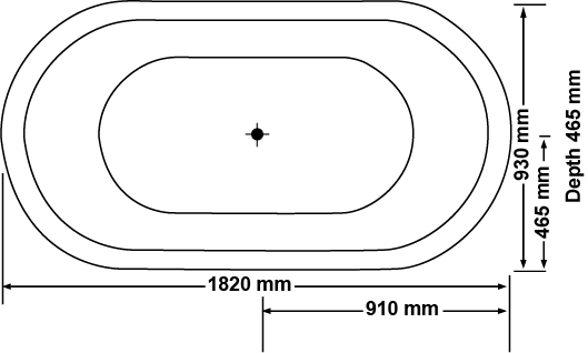 Estella 1780*800*500mm Gloss White Acrylic 6/10/14 Jets Drop in Spa Bath Tub - HD reno