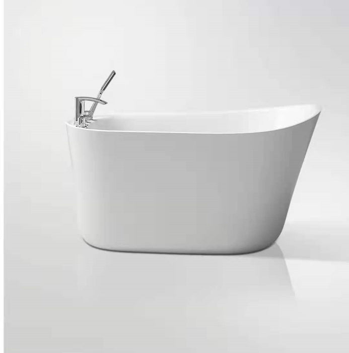 1250*740*650mm Sunny 116 Gloss White Special Shape Acrylic Freestanding Bathtub