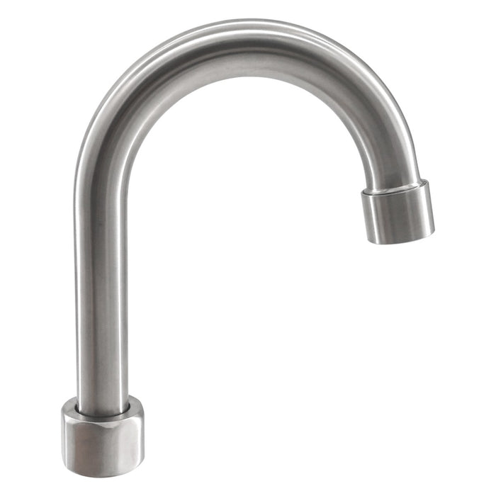 Stainless Steel Gooseneck 7" Swivel Spout Only. - HD reno