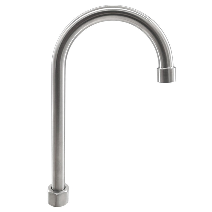Stainless Steel Gooseneck 12" Swivel Spout Only. - HD reno