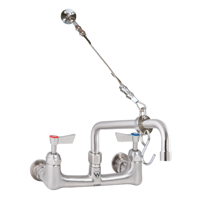 Cleaners Sink Exposed Wall Mount Body with Fixed Spout and Wall Bracket - HD reno