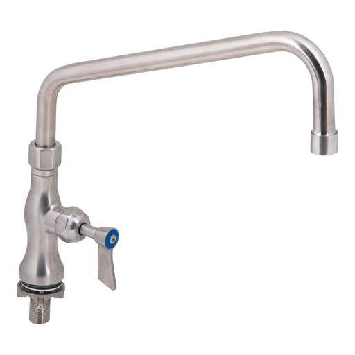 Stainless Steel Single Hob Mount Tap Body with Single Control and Swivel Spout - HD reno