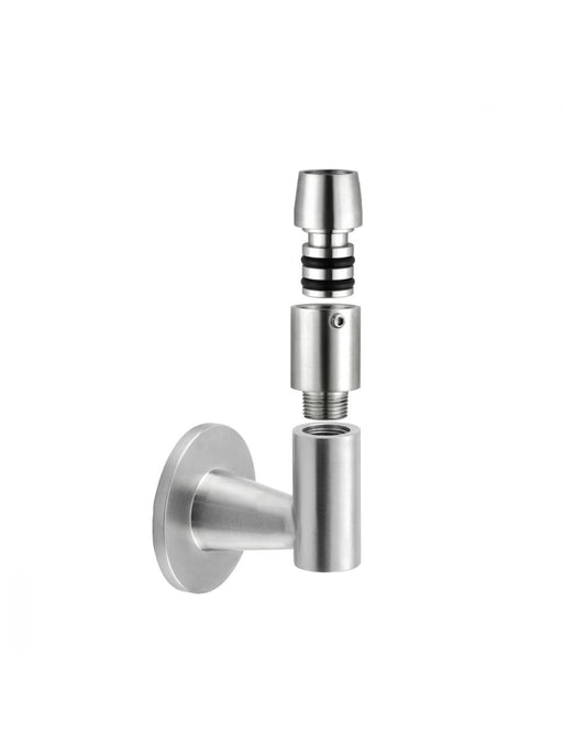 Stainless Steel Wall Elbow - 1/2" FI BSP inlet. 3/8" FI BSP Riser Connection - HD reno