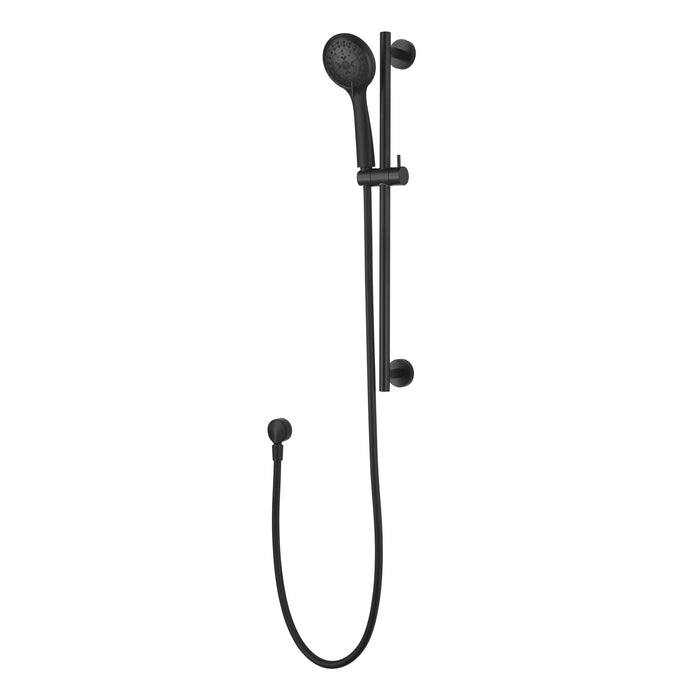 Grace Chrome/Black Shower On Rail
