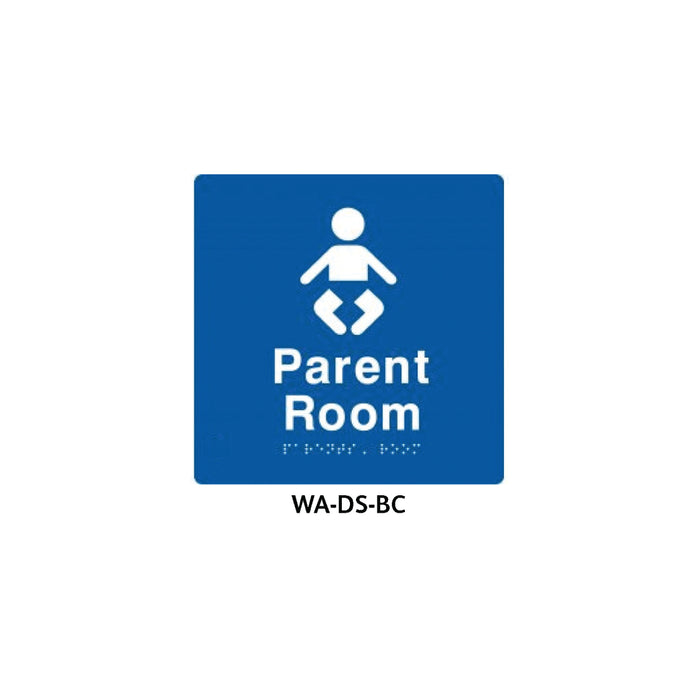 Braille Sign Parents Room (Blue) - HD reno