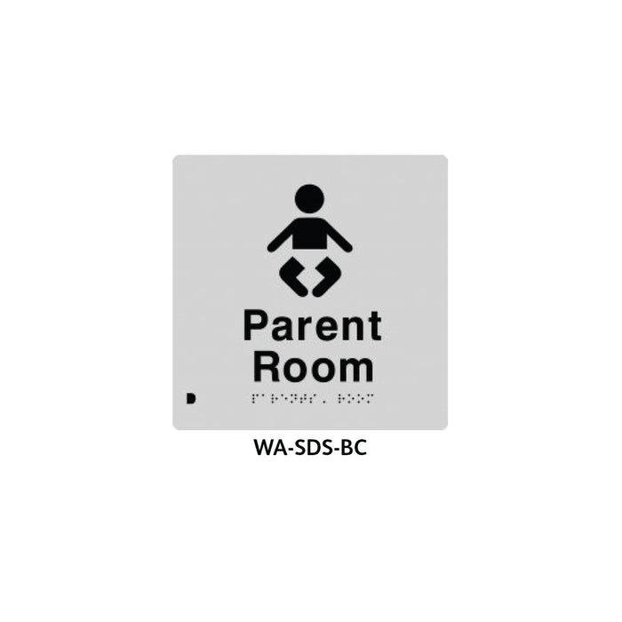 Braille Sign Parents Room (Silver) - HD reno