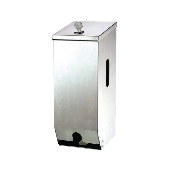 Double Surface Mounted Toilet Roll Holder Key Lockable - HD reno