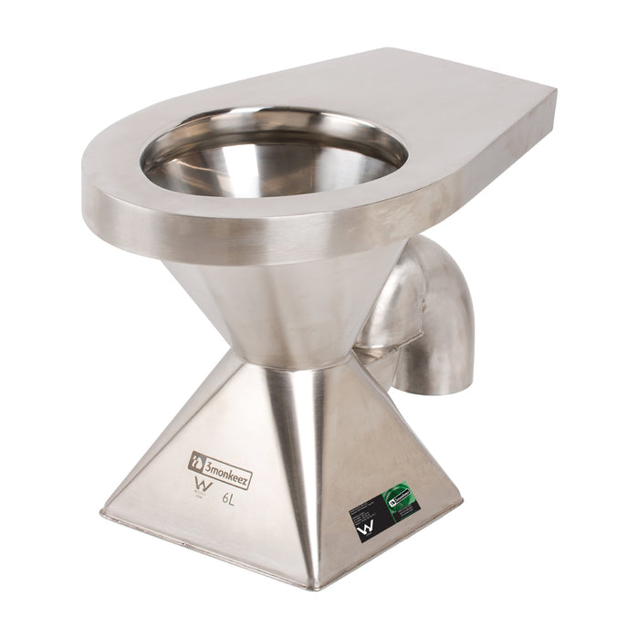 Pedestal Toilet Pan - S Trap - HD reno