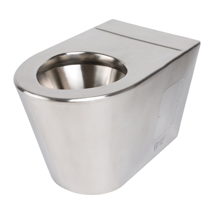304 Grade Stainless Steel Wall Faced Toilet Pan - P Trap or S Trap - HD reno