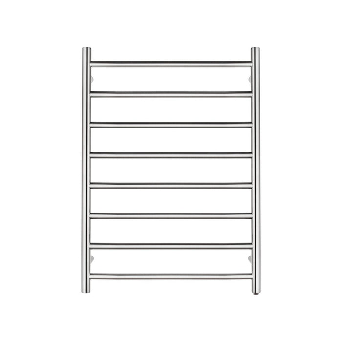 8 Bars Round Chrome Stainless Steel Electric Heated Towel Rack - HD reno
