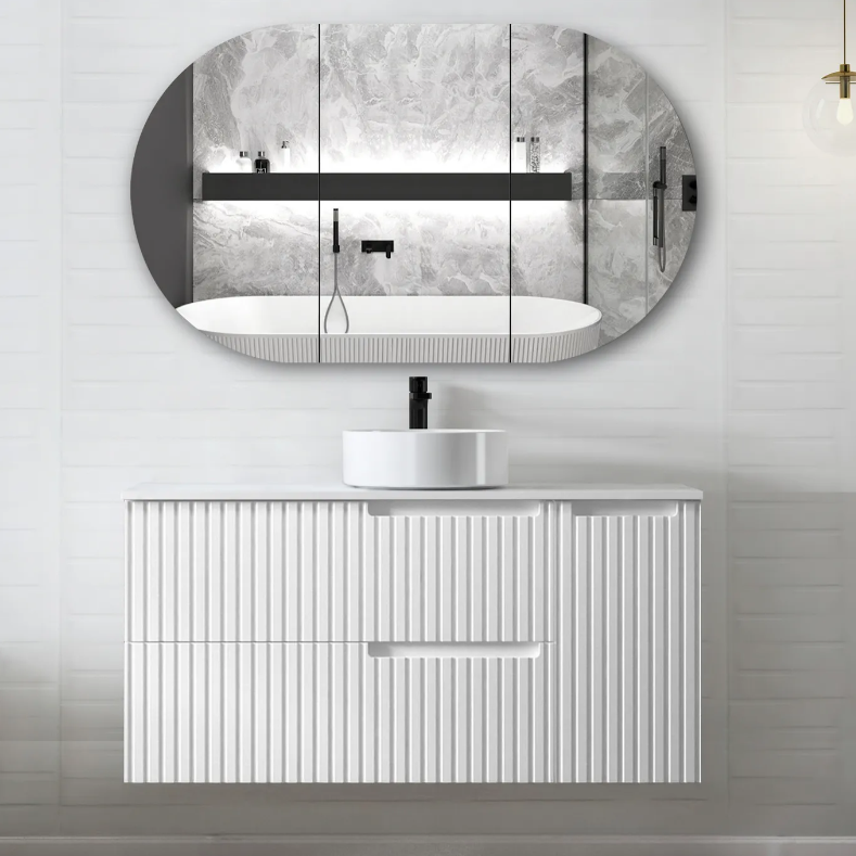Fluted Vanity
