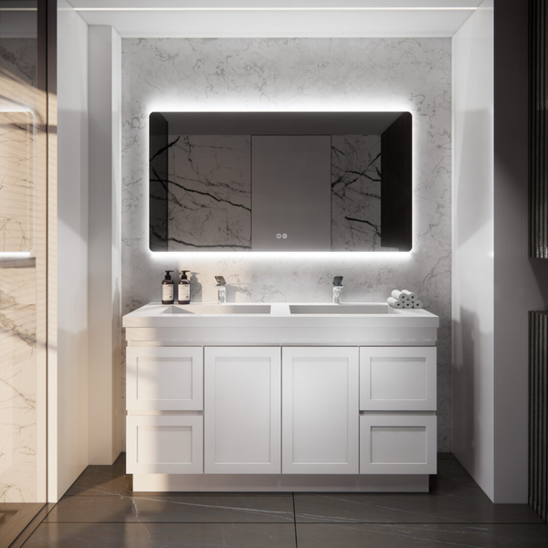 Freestanding Vanity With Legs / Kick board