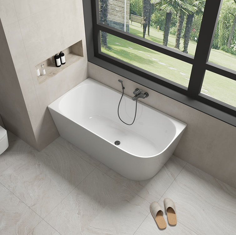 Corner Back Baths