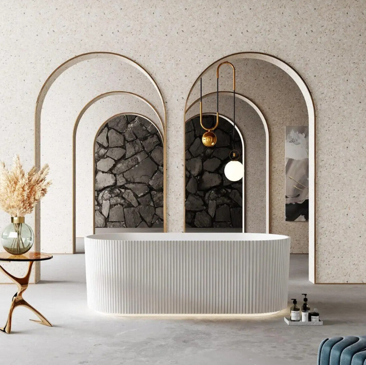 Fluted Baths