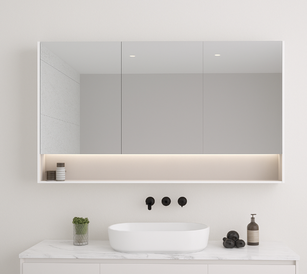 LED Shaving Cabinet With Shelf