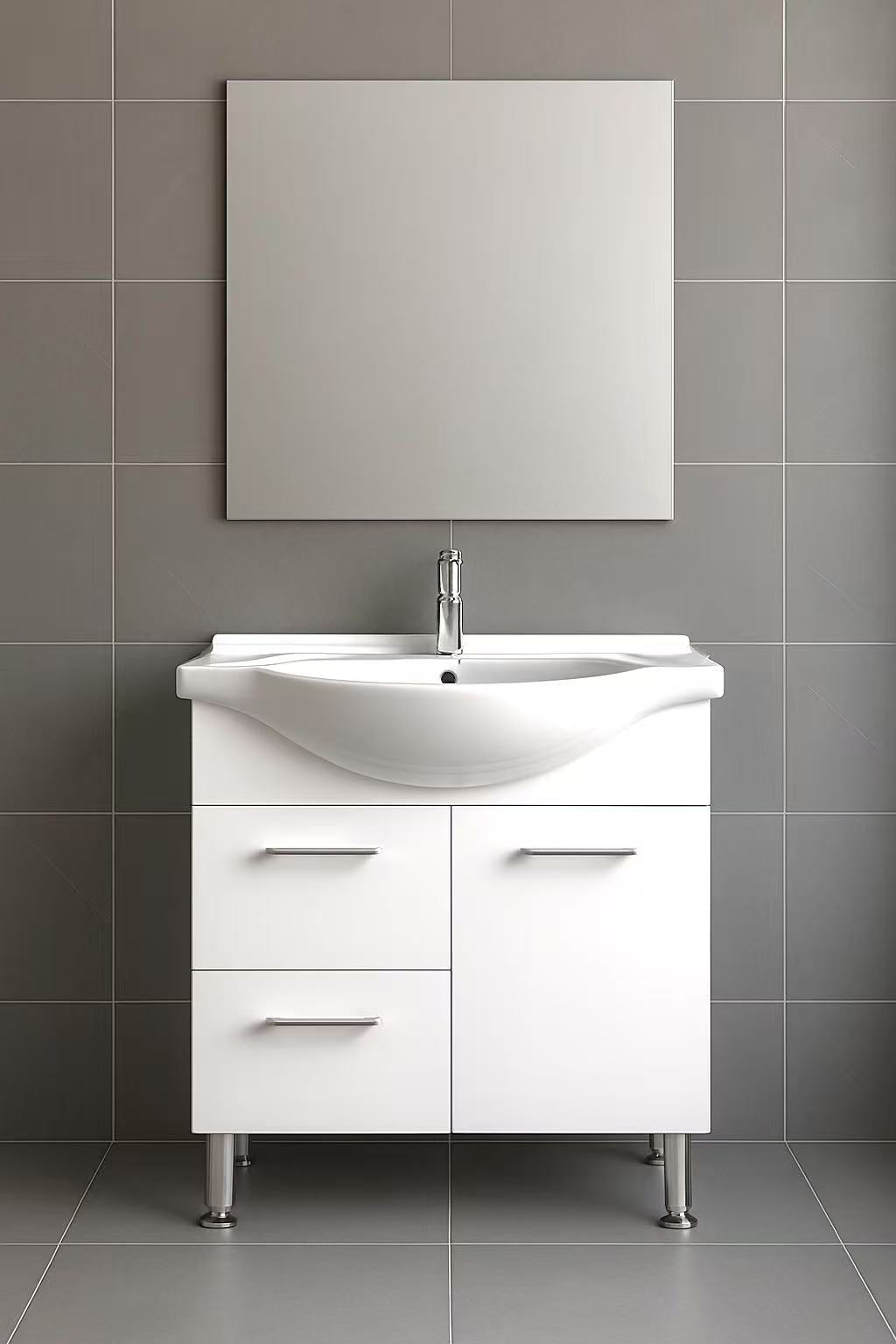 Semi-Recess Vanity