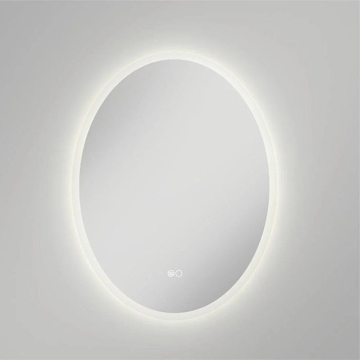 600*800*5mm Fienza Antonia Oval Touch Sensors Framed LED Mirror