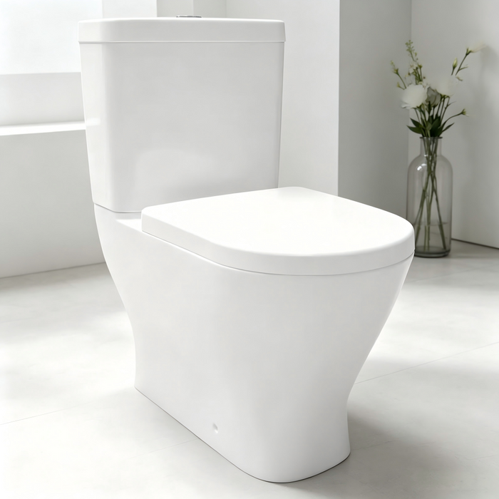 610*406*770mm Kohler Reach II Rear/Side Inlet Back to Wall Toilet Suite