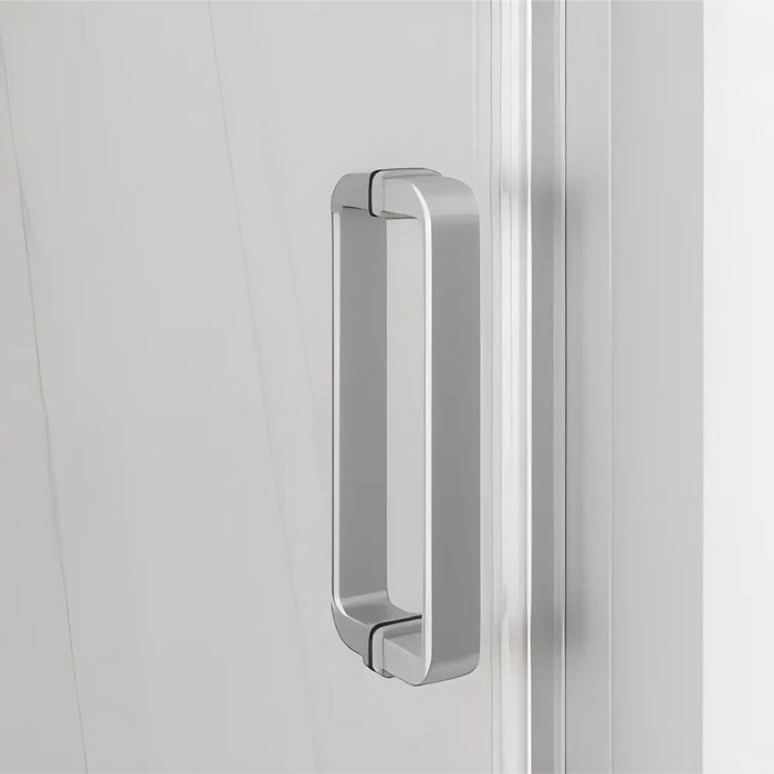 920-1750mm Covey Chrome Semi-Frameless L Shape Sliding Door 6mm Thickness Shower Screens - 1900mm Height