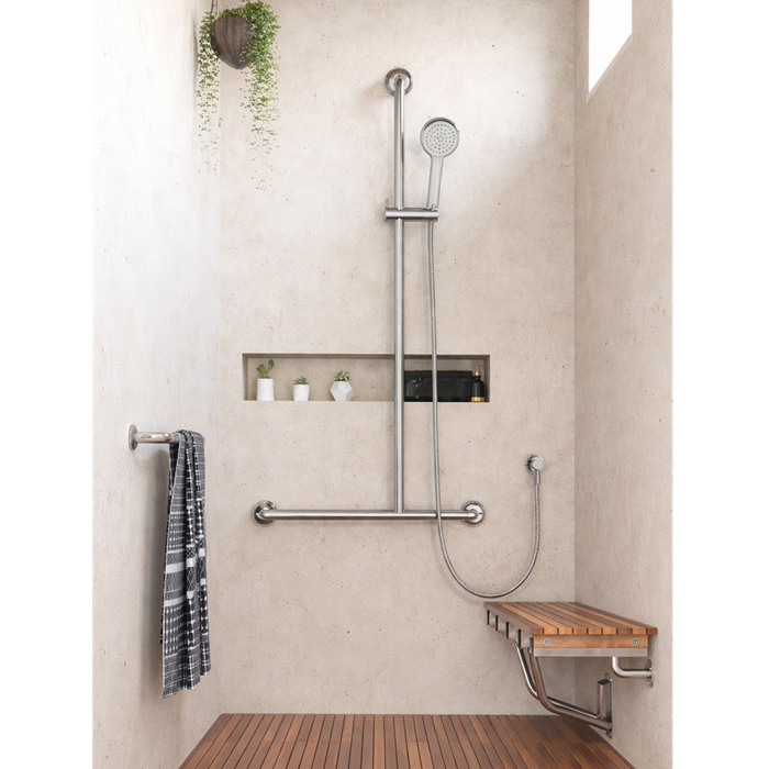 Right-Hand Integrated Accessible Care Bathroom Package - Complete Shower, Toilet & Support System