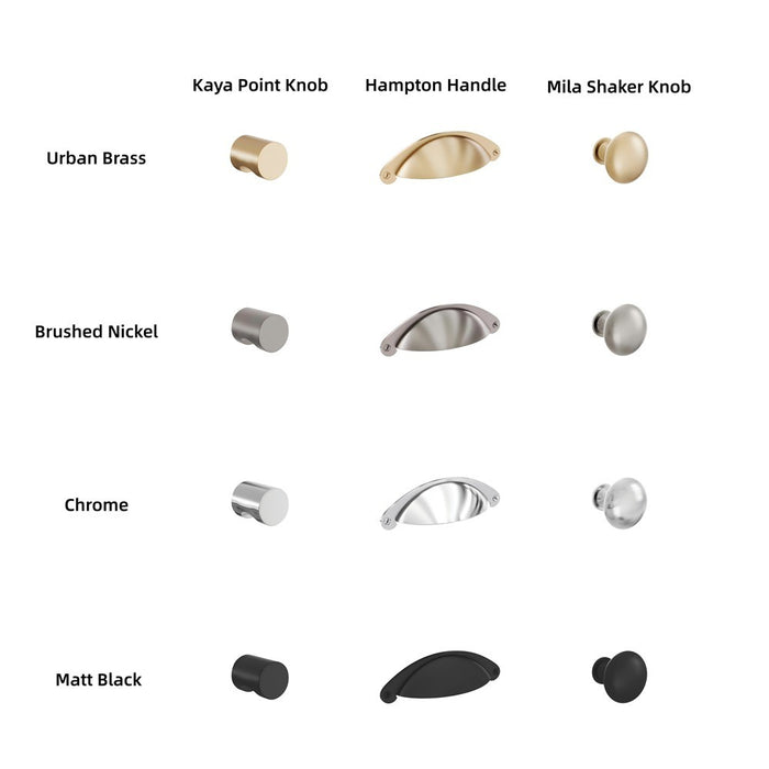 600-1800*455*450mm FIE Mila White EO Board Wall Hung Vanity - Chrome Handle