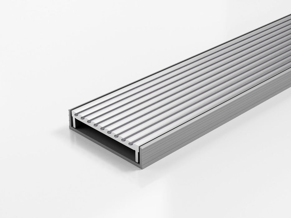 Slimline Linear Drainage system with Wave Grate (AA) grate style