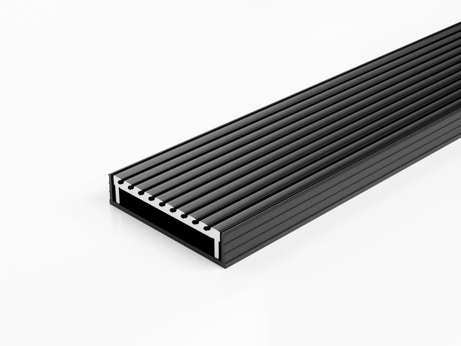 Slimline Linear Drainage system with Wave Grate (AA) grate style