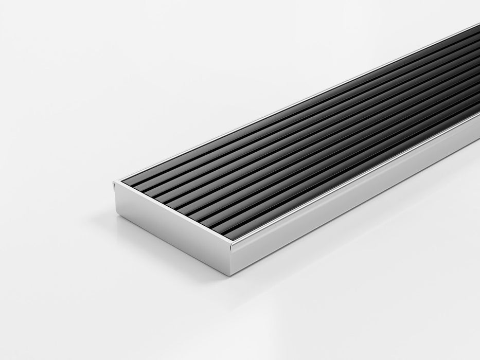 Slimline Linear Drainage system with Wave Grate (AA) grate style