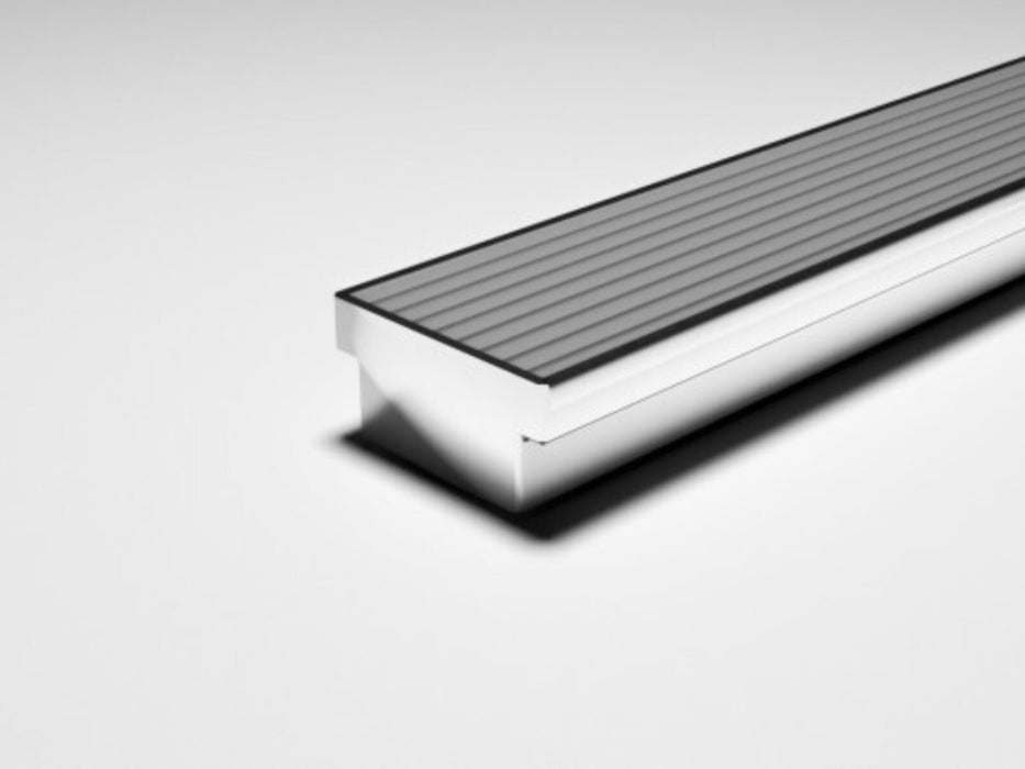50mm deep linear drainage system with Wave Grate (AA) grate style
