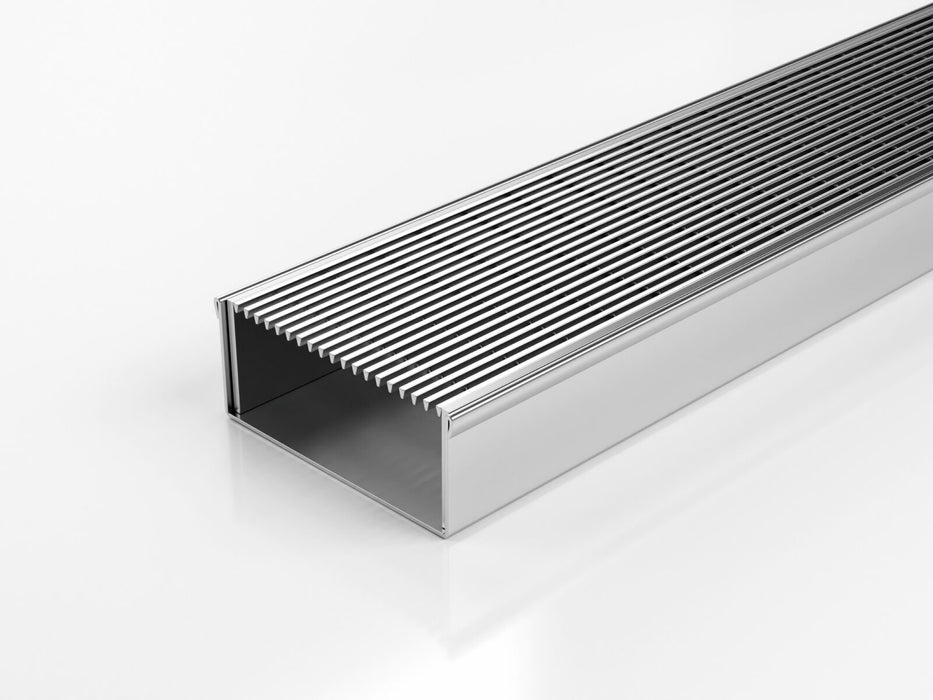 Slimline Linear Drainage system with Architectural (AR) grate style