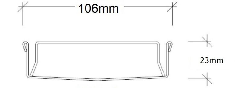 Slimline Linear Drainage system with Flat Top (FT) grate style