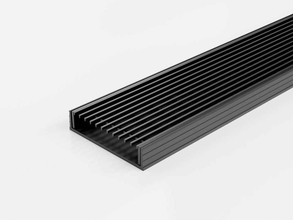 Slimline Linear Drainage system with Standard (TR) grate style