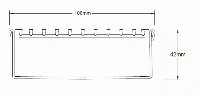 Slimline Linear Drainage system with Standard (TR) grate style