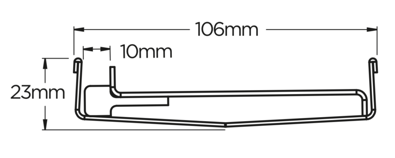 Slimline Linear Drainage system with Single Slot Tile Insert (Ti) grate style