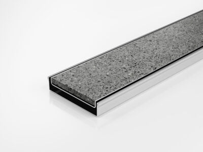 Slimline Linear Drainage system with Tile Insert (Ti) grate style
