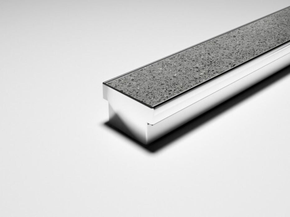 50mm deep linear drainage system with Tile Insert (Ti) grate style
