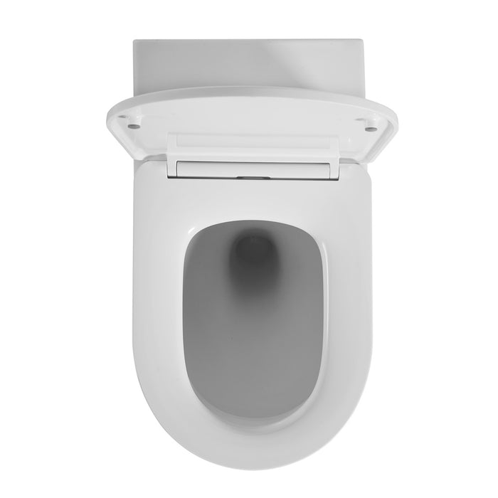 630*360*450mm Poseidon Elvera Gloss White Tornado Special Wall Faced Pan