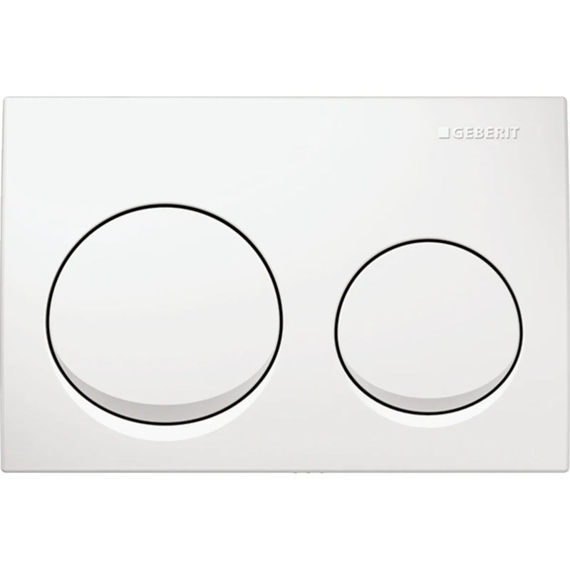 Mercio Geberit Alpha25 White Round Flush Plate