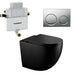 570*360*410mm Mercio Norton99 Matt Black Mercio Quiet Wall-Faced Floor Toilet & Geberit Alpha Cistern & Button