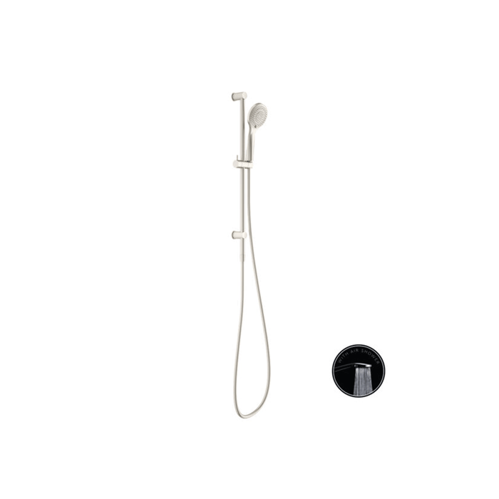 Nero Opal Brass Brushed Nickel/Brushed Gold On Bracket With Air Shower Rail Showers