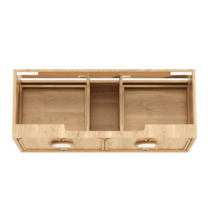 600-1800*460*550mm OTTI Laguna Mark Il Natural Woodland Oak High Moisture Resistant Plywood Wall Hung Vanity