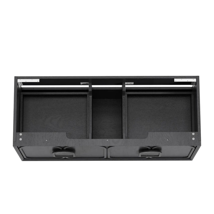 600-1800*460*550mm OTTI Laguna Mark Il Black Oak High Moisture Resistant Plywood Wall Hung Vanity