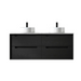 600-1500*460*550mm OTTI Byron Matt Black High Moisture Resistant Plywood Bathroom Wall Hung Vanity