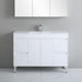 900-1800*460mm Bathroom Vanity Standard PVC Gloss White Freestanding With Legs Vanity - HD reno