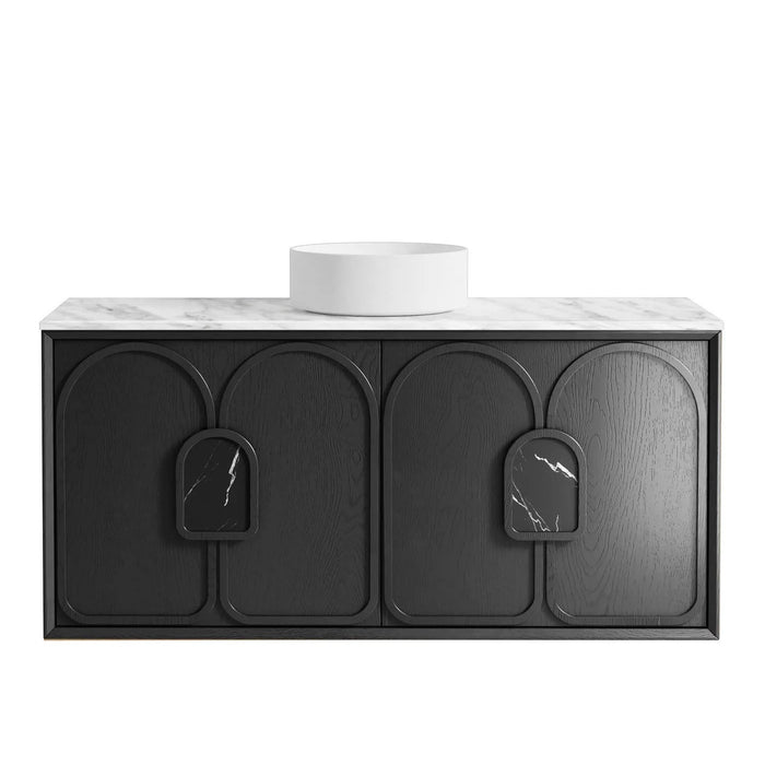 600-1800*460*550mm OTTI Laguna Mark Il Black Oak High Moisture Resistant Plywood Wall Hung Vanity