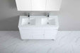 900-1800*460mm Bathroom Vanity Standard PVC Gloss White Freestanding With Kickboard Vanity