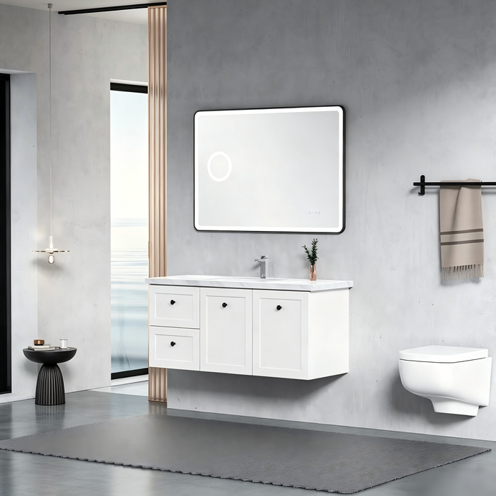 600-1500*460*540mm Roma Hampton White Wall Hung Vanity