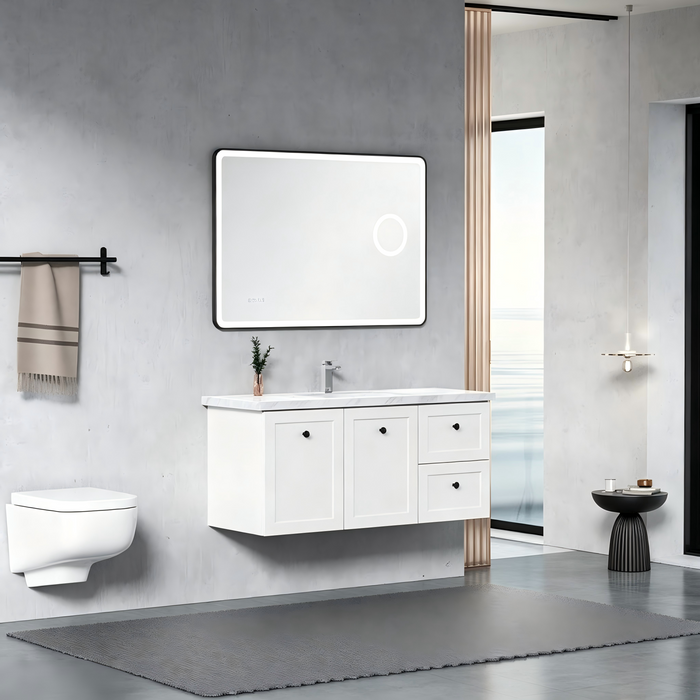 600-1500*460*540mm Roma Hampton White Wall Hung Vanity