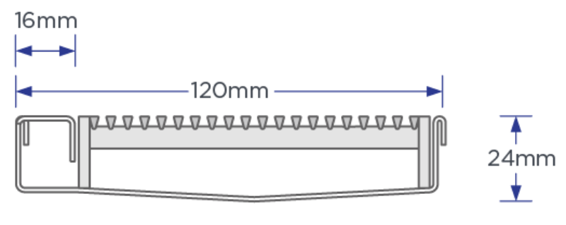 Shower Screen Support drainage system with Architectural (AR) grate style